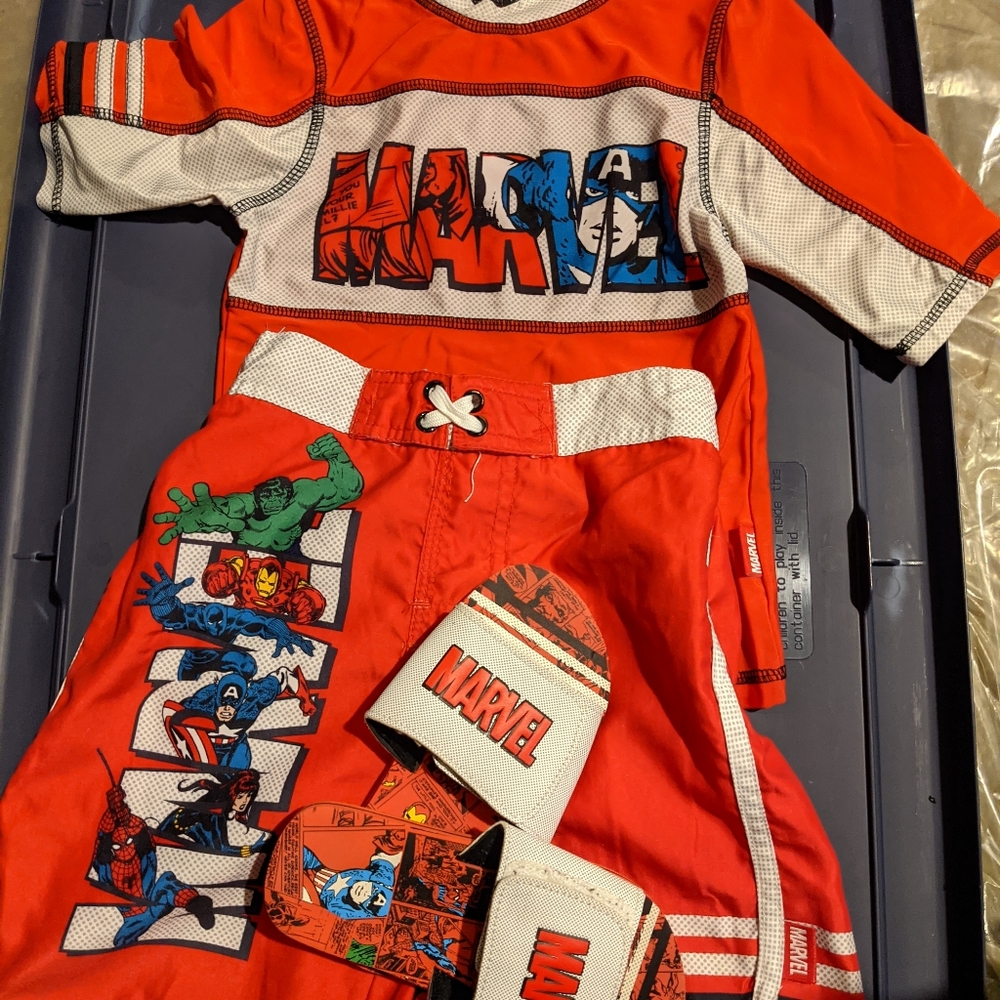 Disney marvel swim set